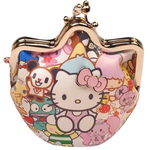 Retro lovely cartoon coin purse charge purse mini